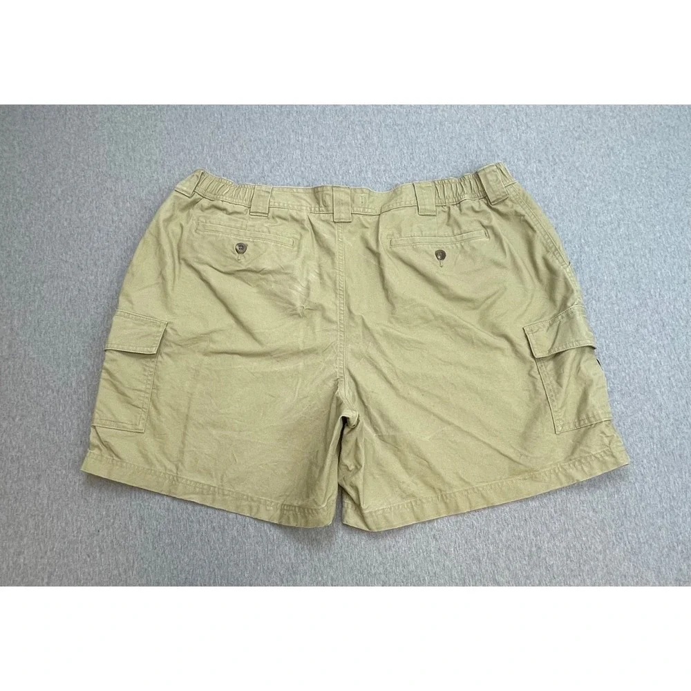 LL Bean Shorts Mens 42 Beige 100% Cotton Cargo Outdoor 6